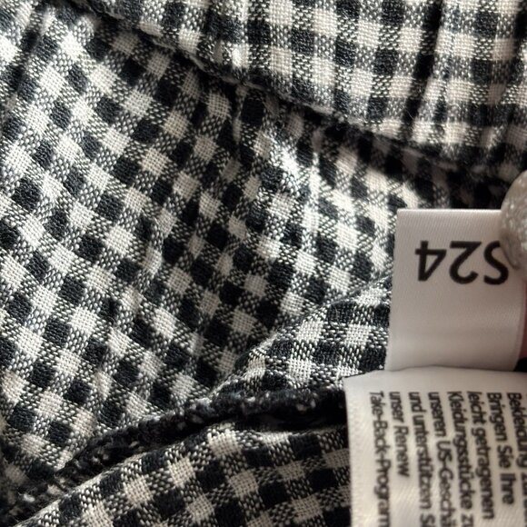 Eileen Fisher Organic Linen Gingham Skirt/top Set Women’s 1X cottage Ethical - Picture 13 of 16
